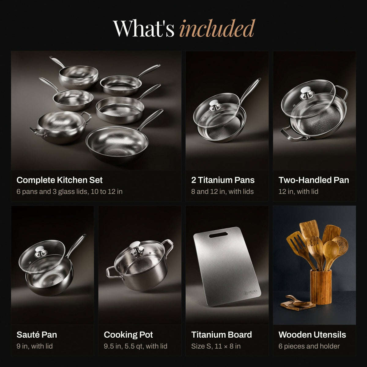 Compleet Titanium Keuken
