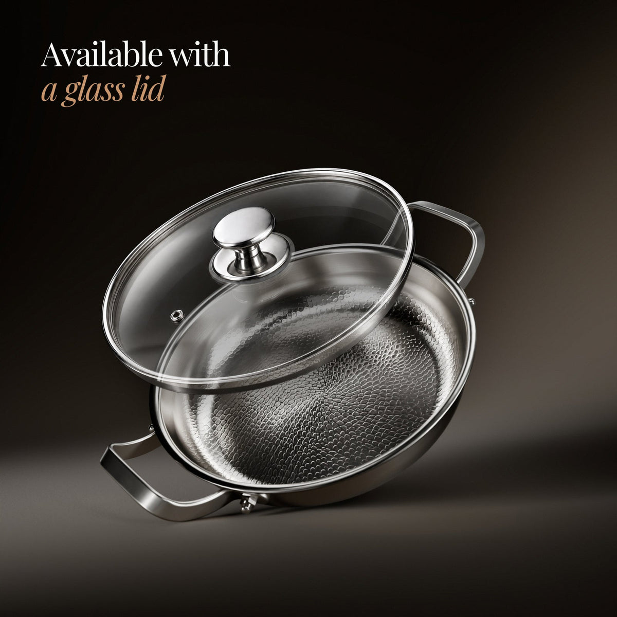 Titanium Pan met Twee Handgrepen I PFAS-Vrij & Duurzaam