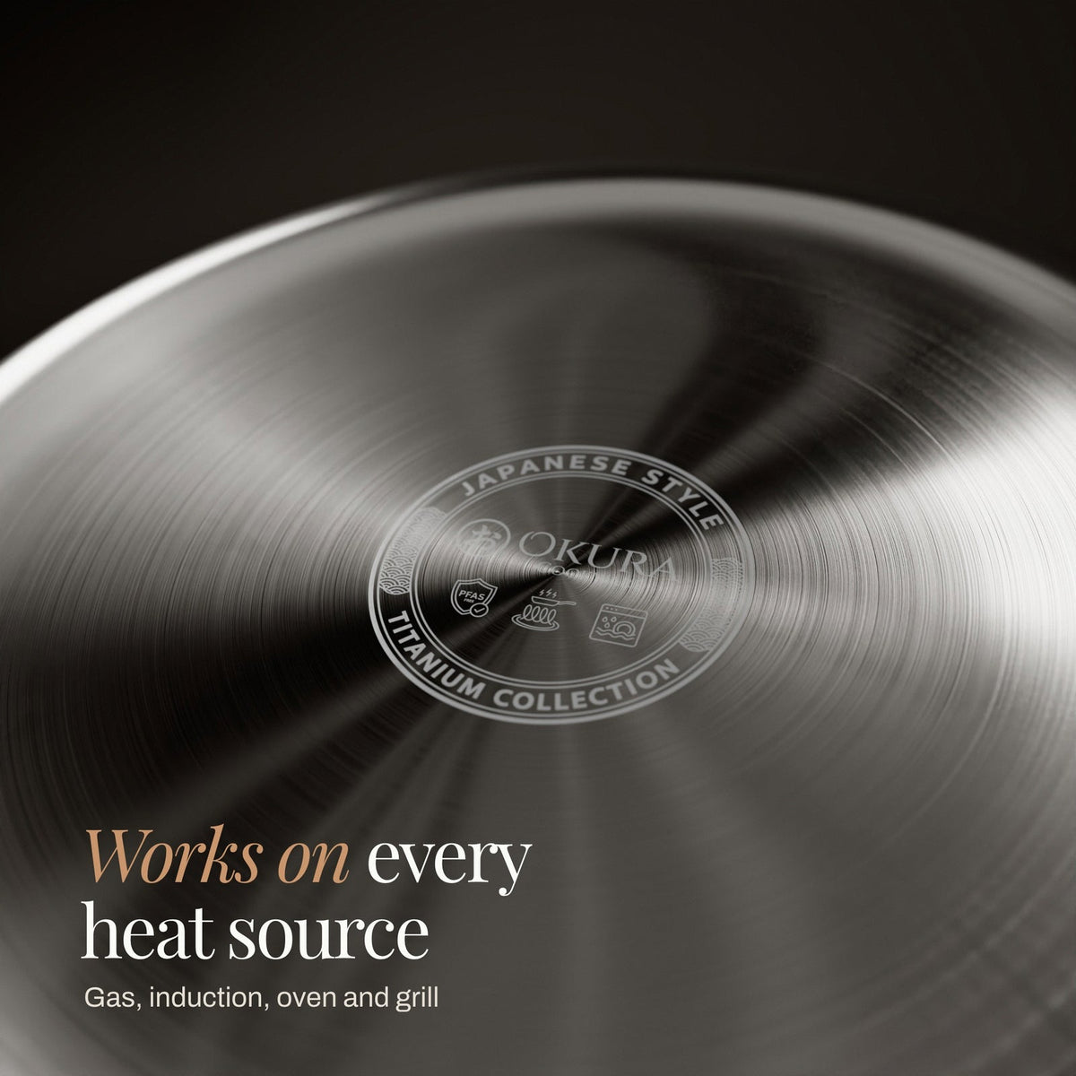 Gesmeed Titanium Koekenpan