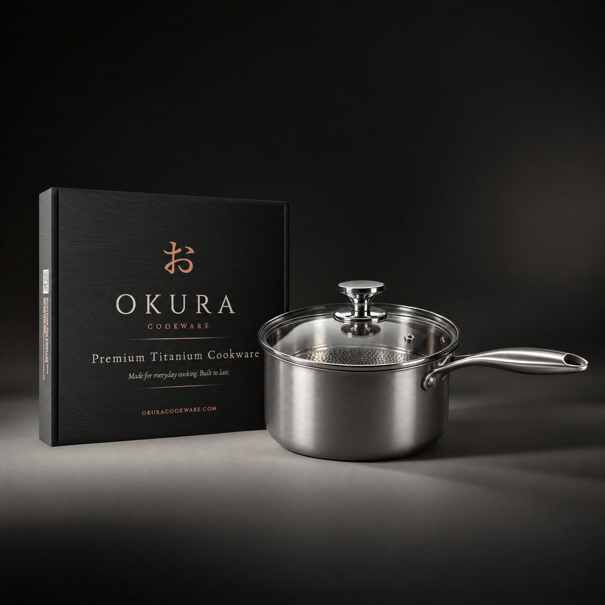 PFAS-vrije Titanium Kookpan met Deksel