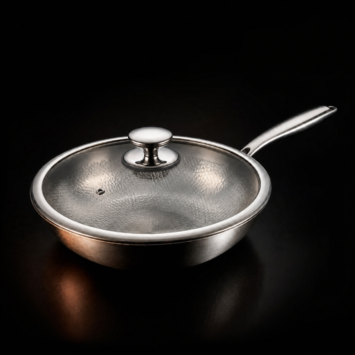 Titanium Wokpan I Chemisch Vrij
