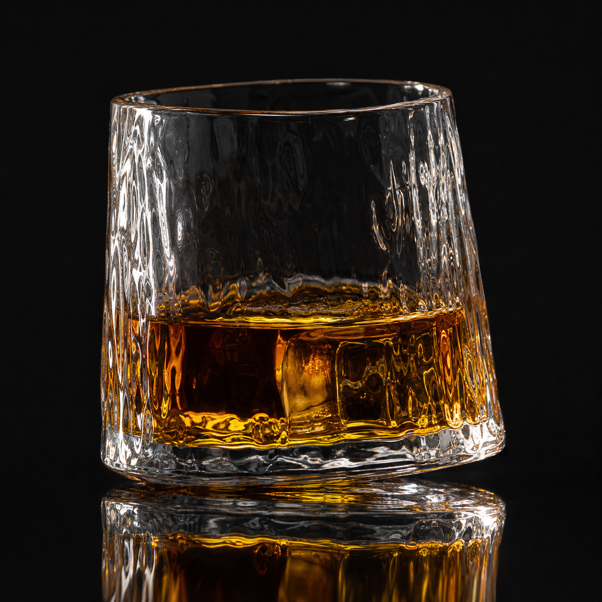 Japanse Chamvin-Cut Kristallen Whiskyglas