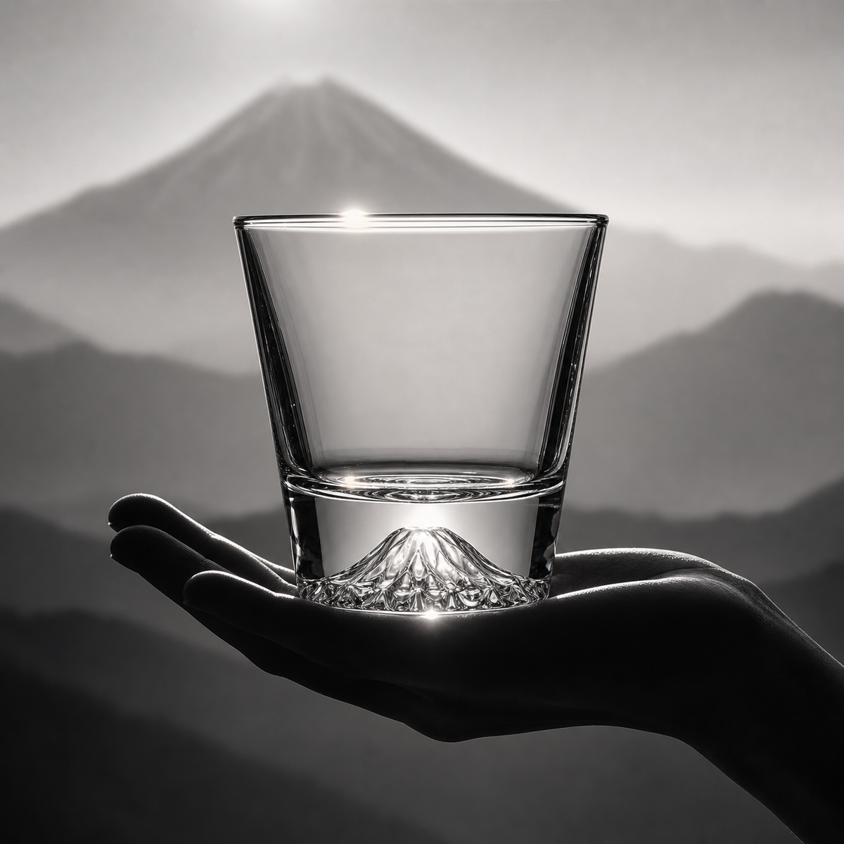 Japanse Mount Fuji Whisky Glas