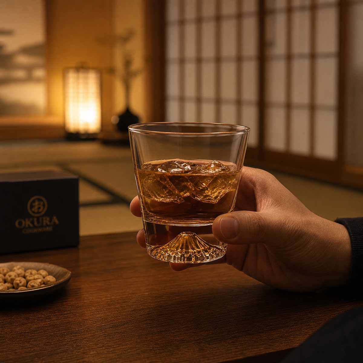 Japanse Mount Fuji Whisky Glas