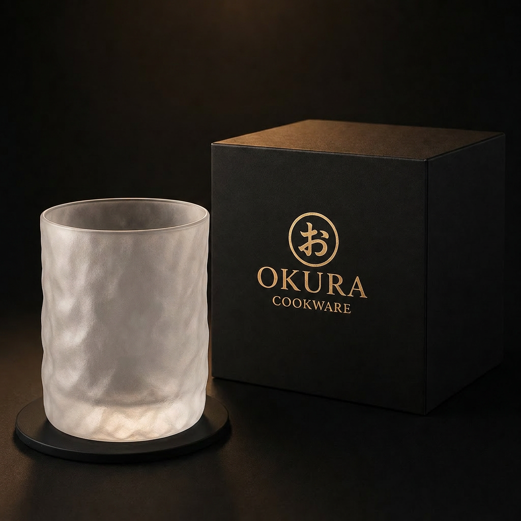 Japanse Edo Kiriko Glacier-Cut Kristallen Whisky Glas
