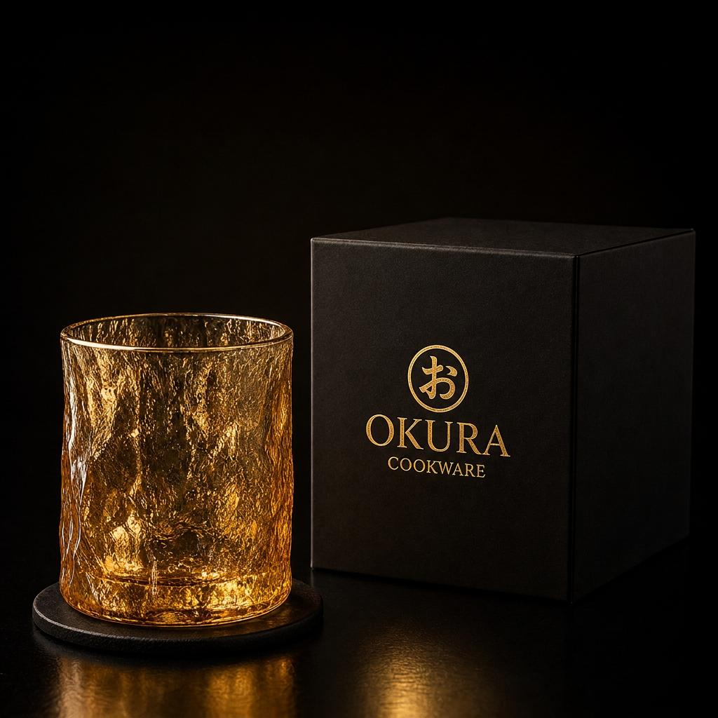 Japanse Edo Kiriko Glacier-Cut Kristallen Whisky Glas