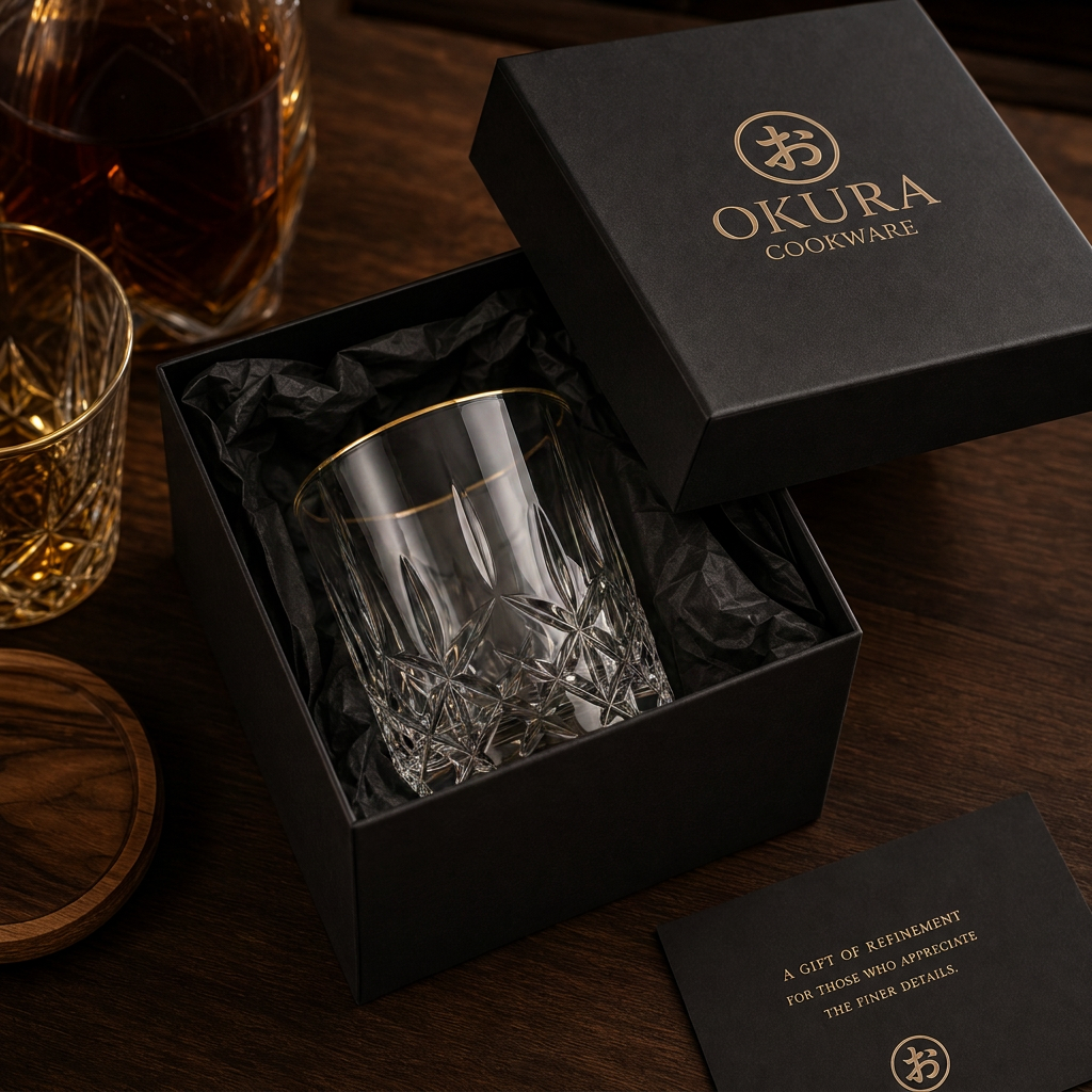 Japanse Edo Kiriko Glacier-Cut Kristallen Whisky Glas