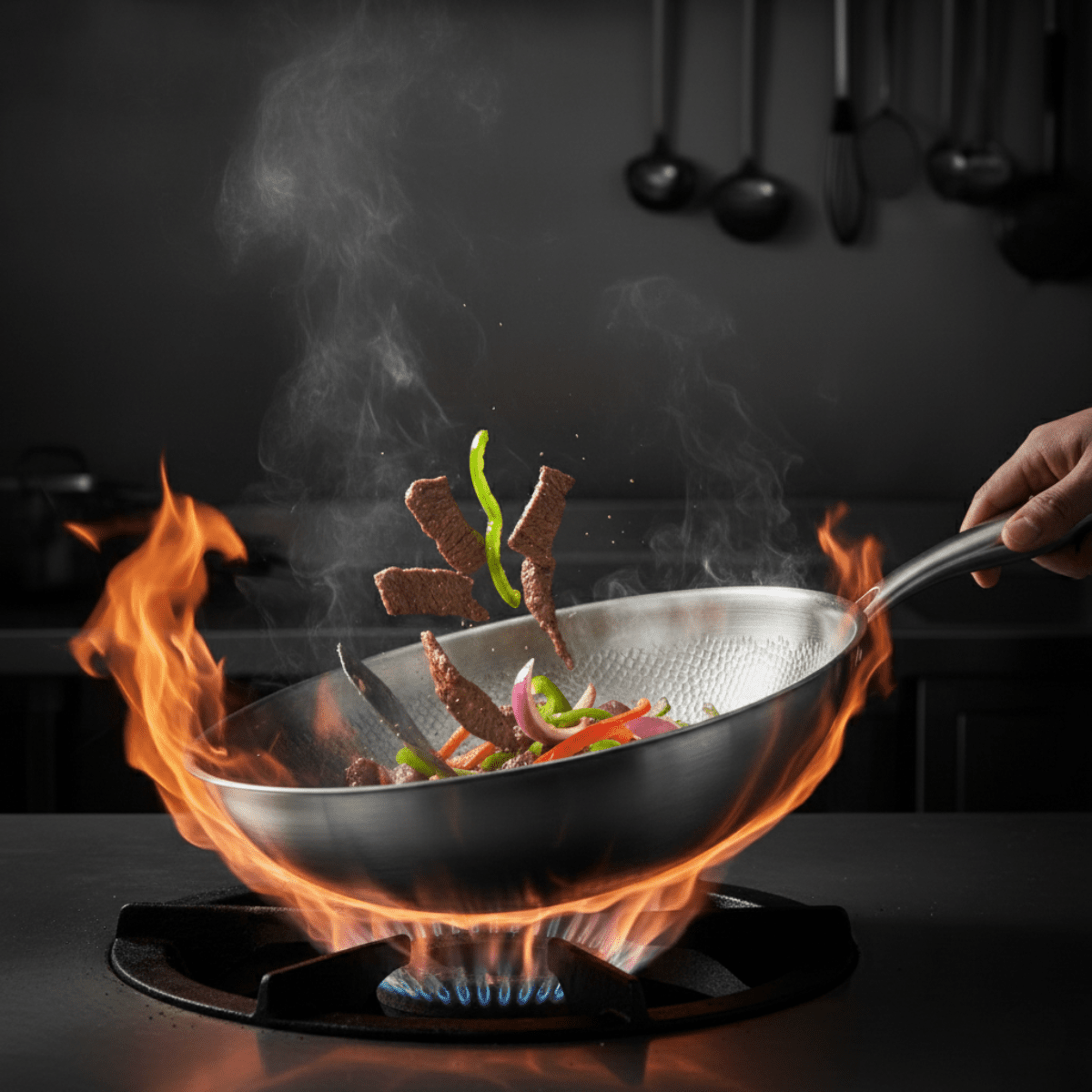 Titanium Wokpan I Chemisch Vrij