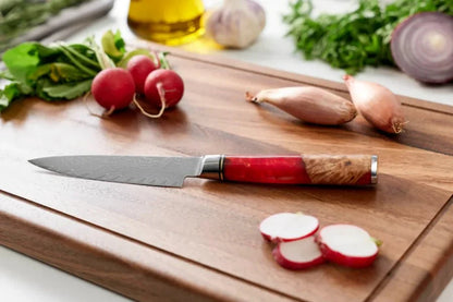 Japanse Damascus Nakama Shinku 5-delige Koksmes Set – Precisie Messen