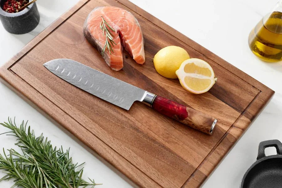 Japanse Damascus Nakama Shinku 5-delige Koksmes Set – Precisie Messen