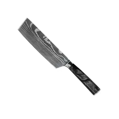 Premium Japans Damascus Messen Set – 8-delige Precisie Collectie