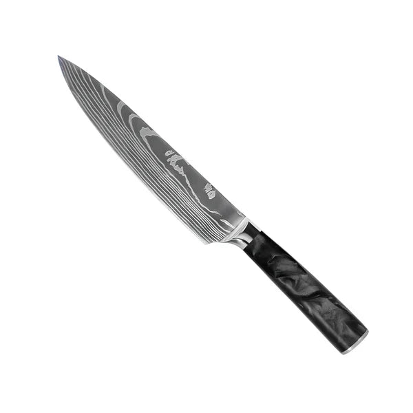 Premium Japans Damascus Messen Set – 8-delige Precisie Collectie