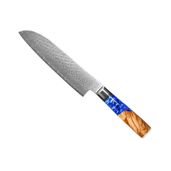 Professionele Japanse Damascus Kookmes Set – 6-delig Koks Kwaliteit Set