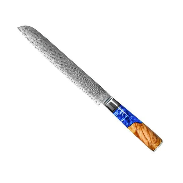 Professionele Japanse Damascus Kookmes Set – 6-delig Koks Kwaliteit Set