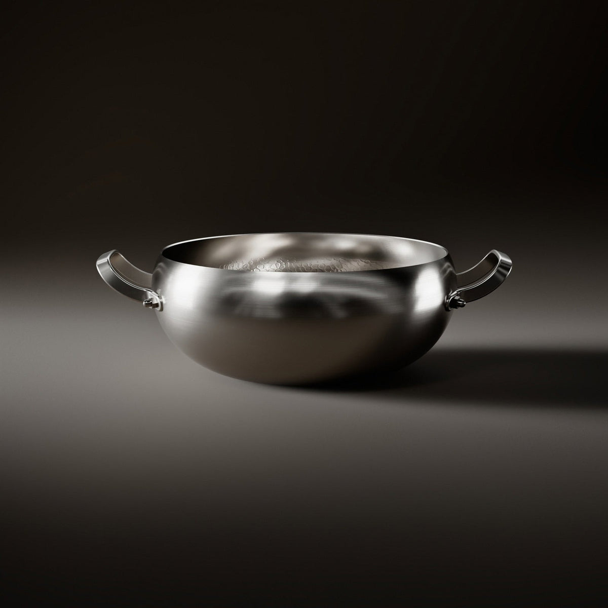 Geslagen Diepe Titanium Pot