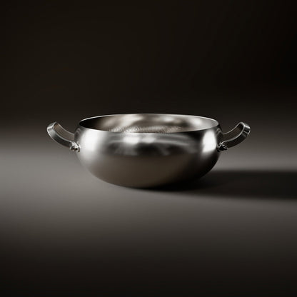 Geslagen Diepe Titanium Pot