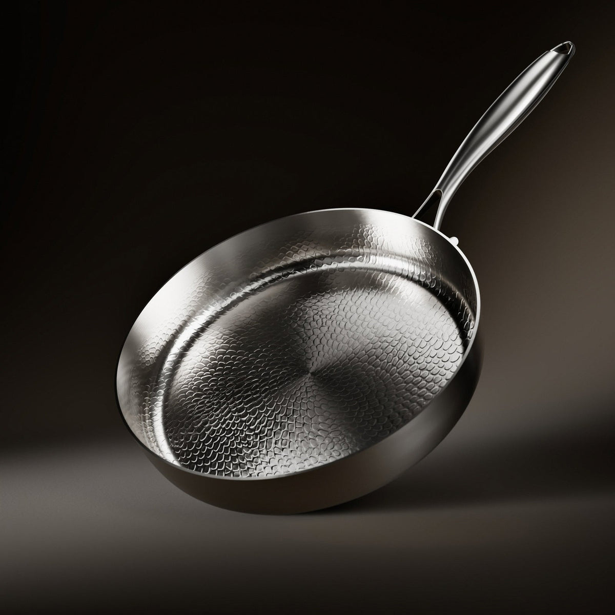 Gesmeed Hoge Wand Titanium Pan