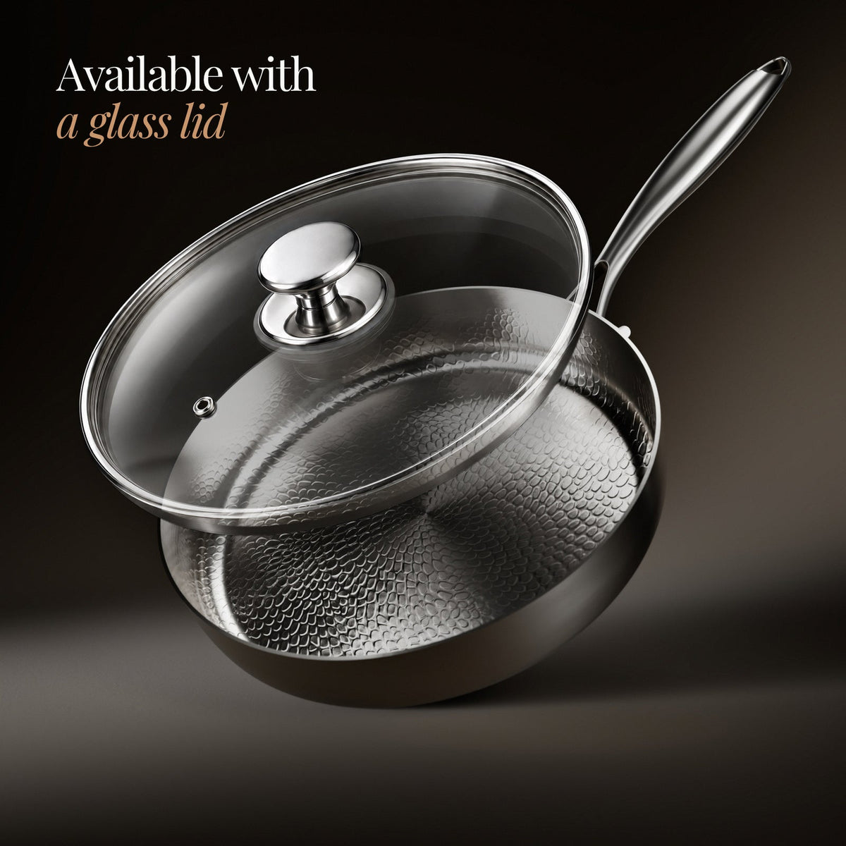 Gesmeed Hoge Wand Titanium Pan