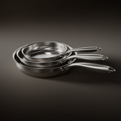 Gesmeed Titanium Pan - 3-delige set