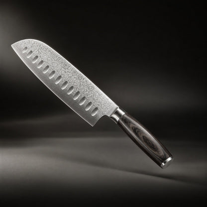 Japanse-stijl Santoku Mes – 7,1 inch (18 cm) Veelzijdig Blade