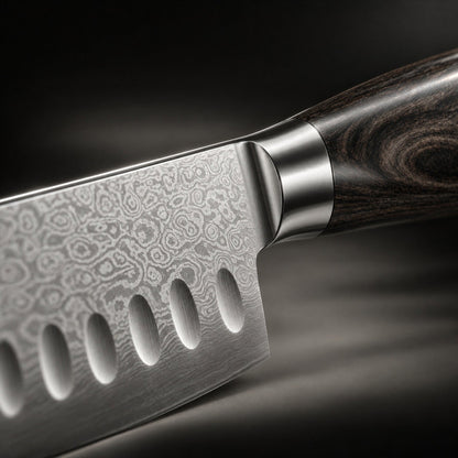 Japanse-stijl Santoku Mes – 7,1 inch (18 cm) Veelzijdig Blade