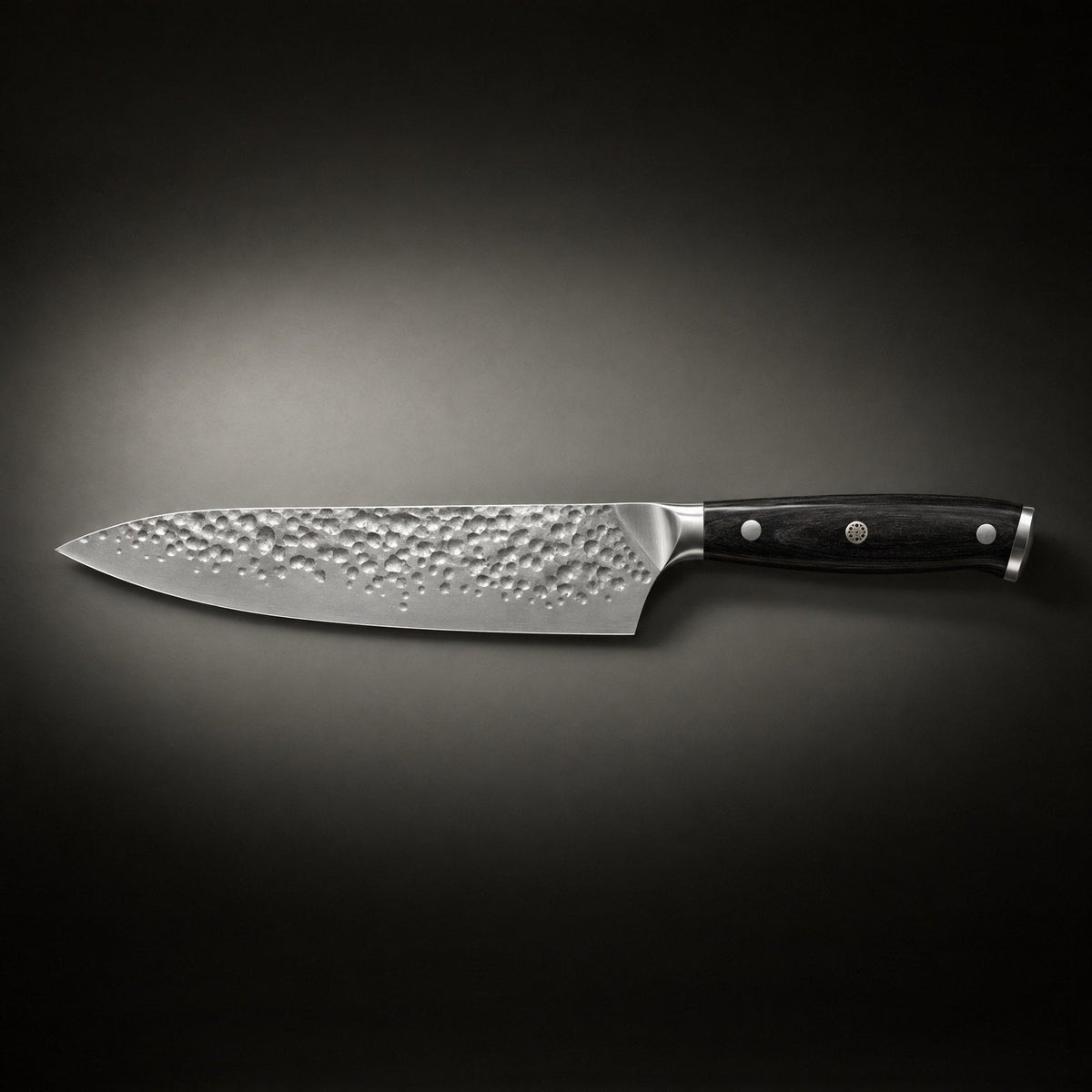 Japanse Stijl Gehamerde Koksmes – 7,9 inch (20 cm) Precisieblad