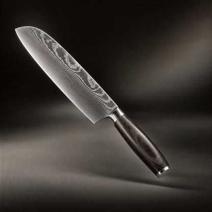 Japanse Stijl Santoku Mes – 7 inch (17.8 cm) Compact Blade