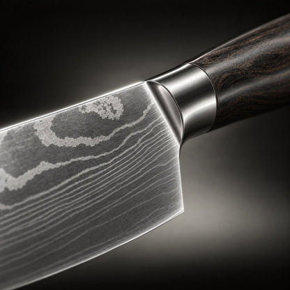 Japanse Stijl Santoku Mes – 7 inch (17.8 cm) Compact Blade