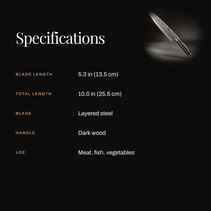 Premium Koksmes – 5,3 inch (13,5 cm) Precisieblad