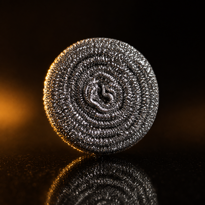 Titanium Pan Scrubbers | Roestvrije Schoonmaakspiralen (Set van 3)