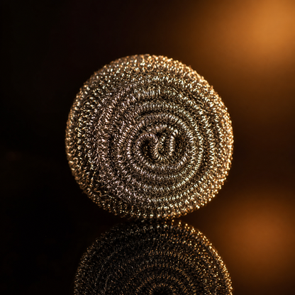 Titanium Pan Scrubbers | Roestvrije Schoonmaakspiralen (Set van 3)