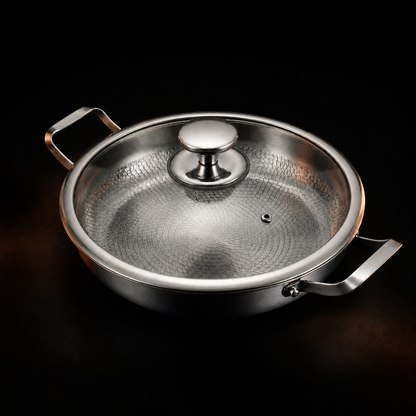 Titanium Pan met Twee Handgrepen I PFAS-Vrij & Duurzaam