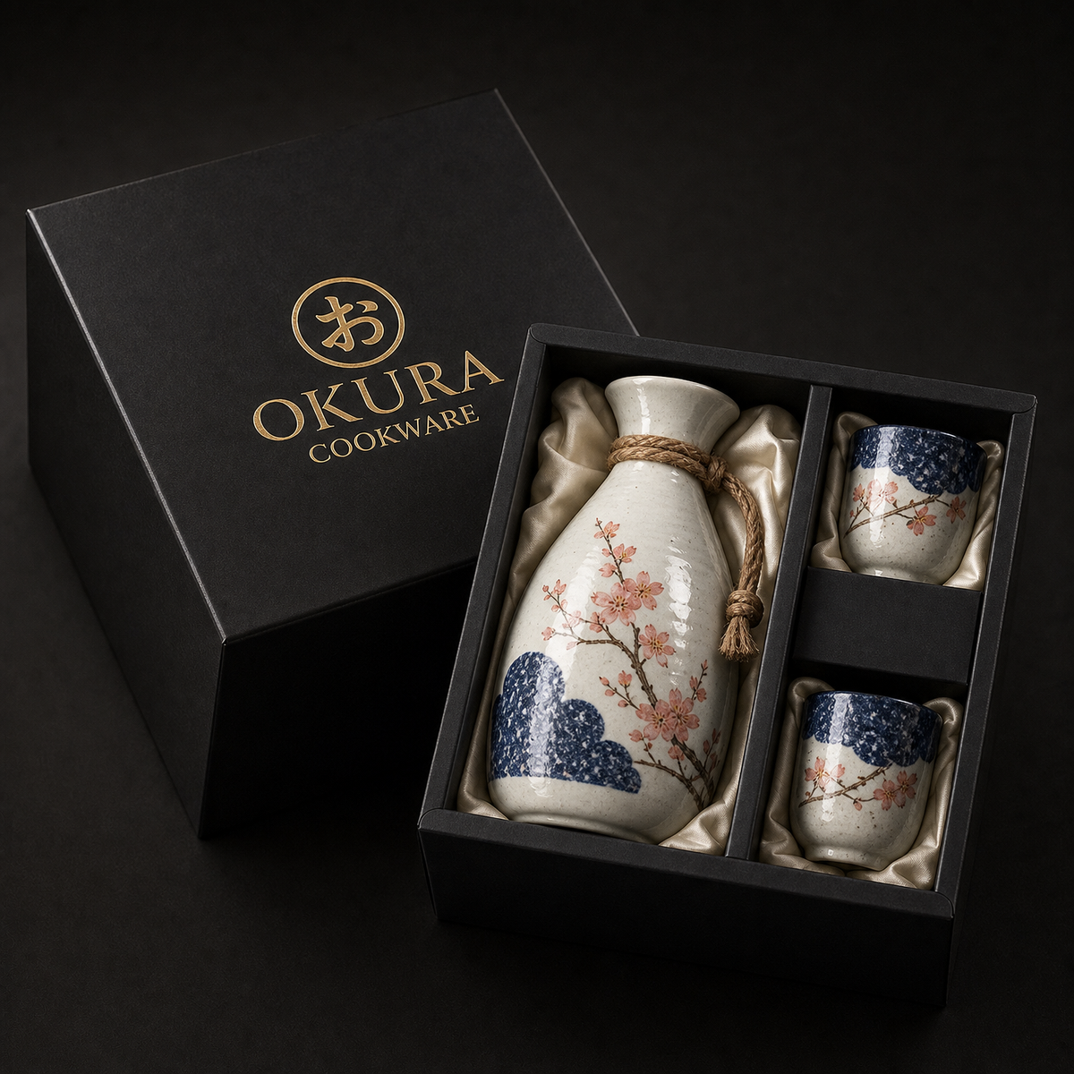 Japanse Sakura Keramische Sakekan Set