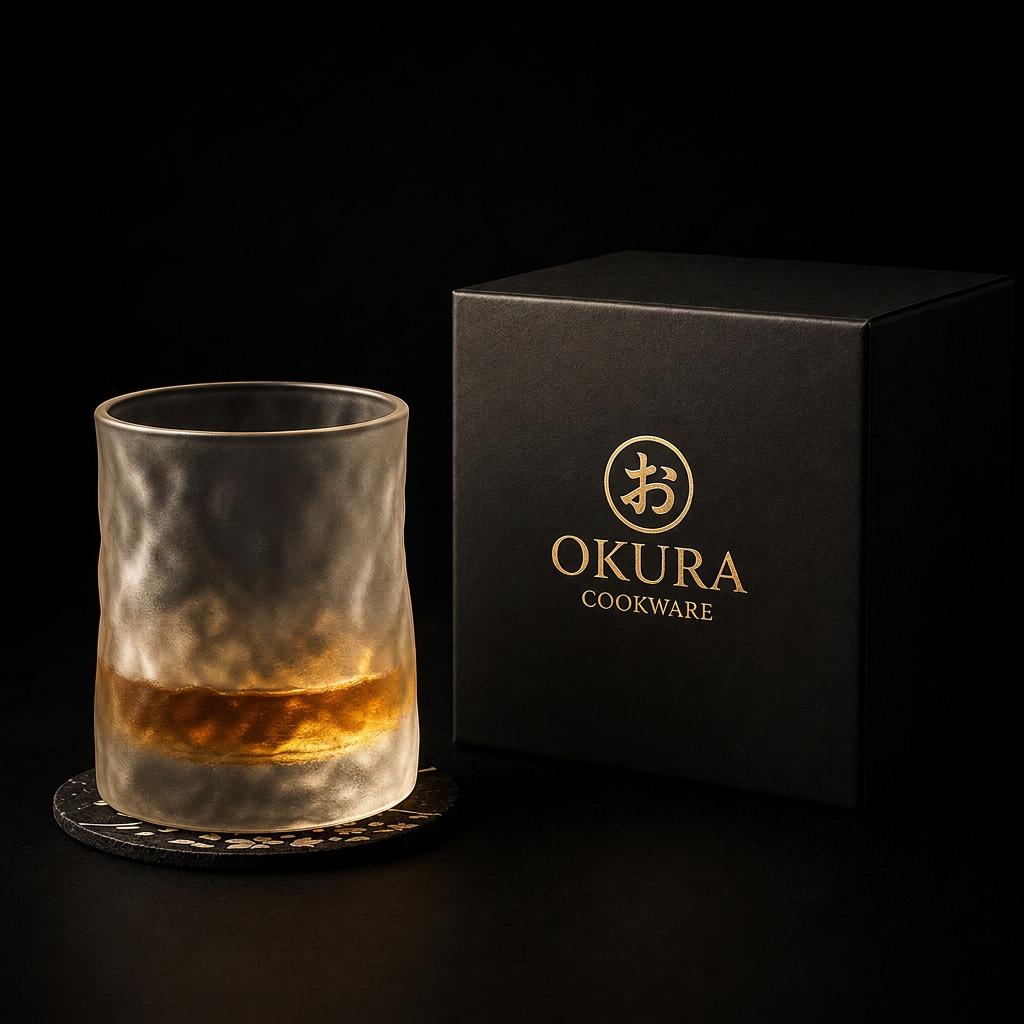 Japanse Edo Kiriko Glacier-Cut Kristallen Whisky Glas